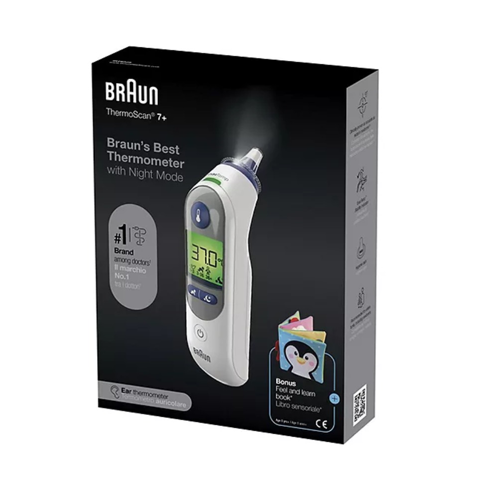 BRAUN EAR THERMOSCAN 7+ WITH NIGHT MODE & AGE PRECISION Own4Less